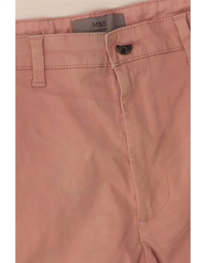 Marks & Spencer férfi chino rövidnadrág W32 közepesen rózsaszín pamut