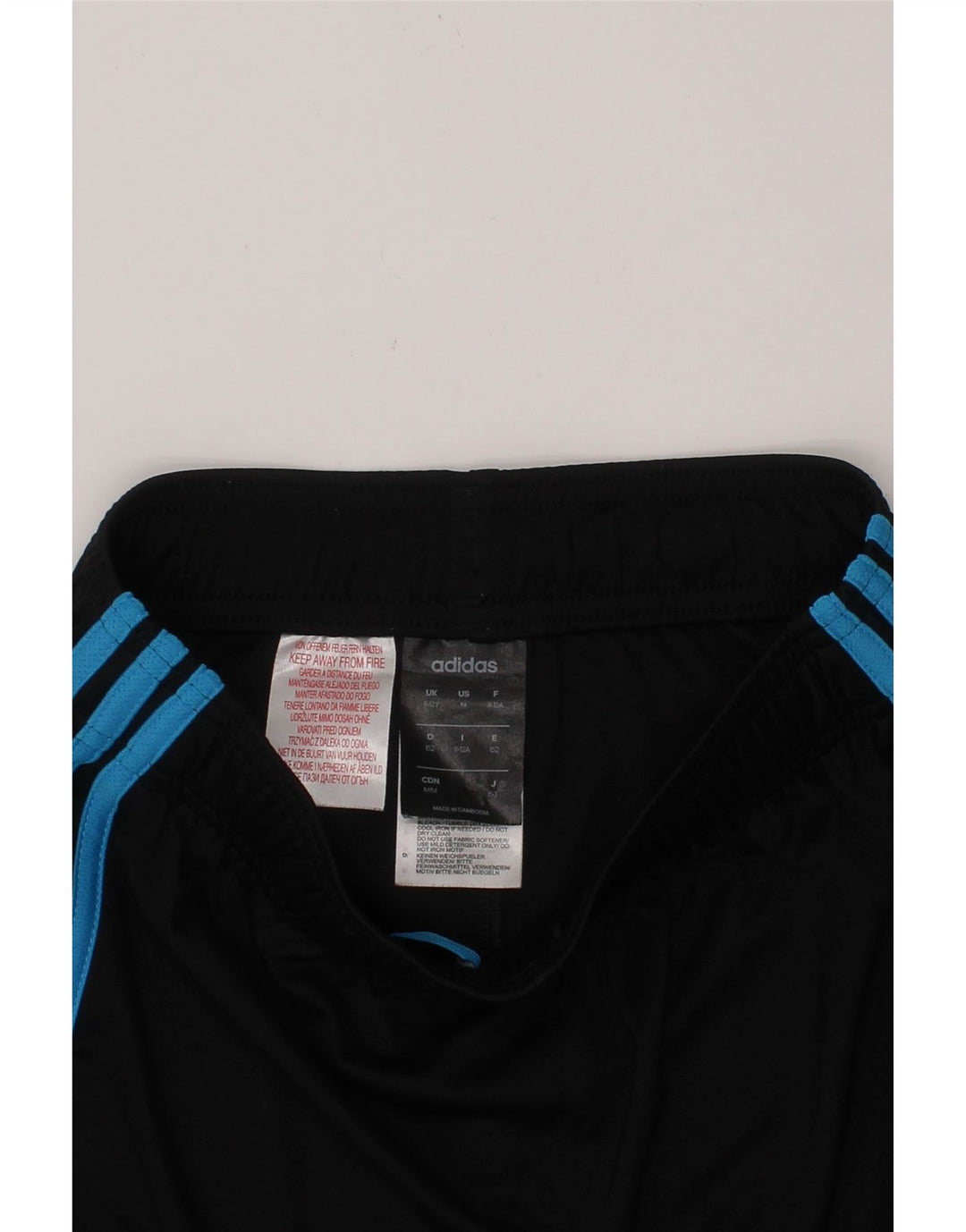 ADIDAS Boys Climalite Sport Shorts 11-12 Years Black Polyester Vintage Adidas and Second-Hand Adidas from Messina Hembry 