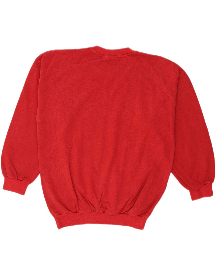 PUMA Girls Sweatshirt Jumper 13-14 Years Red Cotton Vintage Puma and Second-Hand Puma from Messina Hembry 