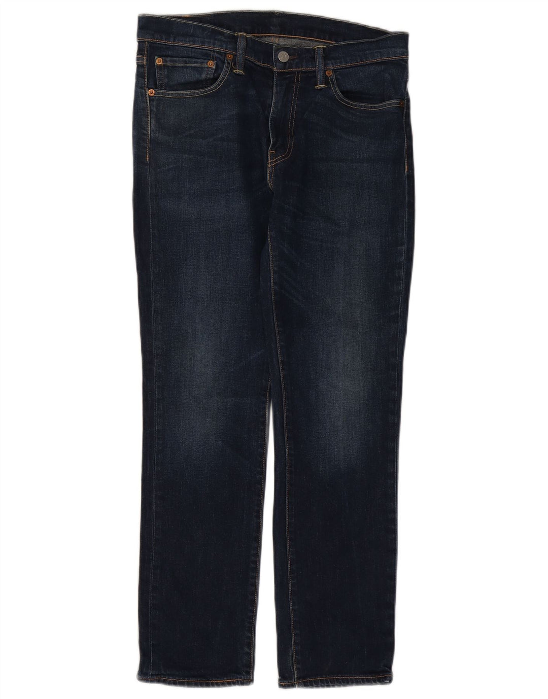Levi's Womens 511 Slim Jeans W32 L30 Navy Blue Cotton
