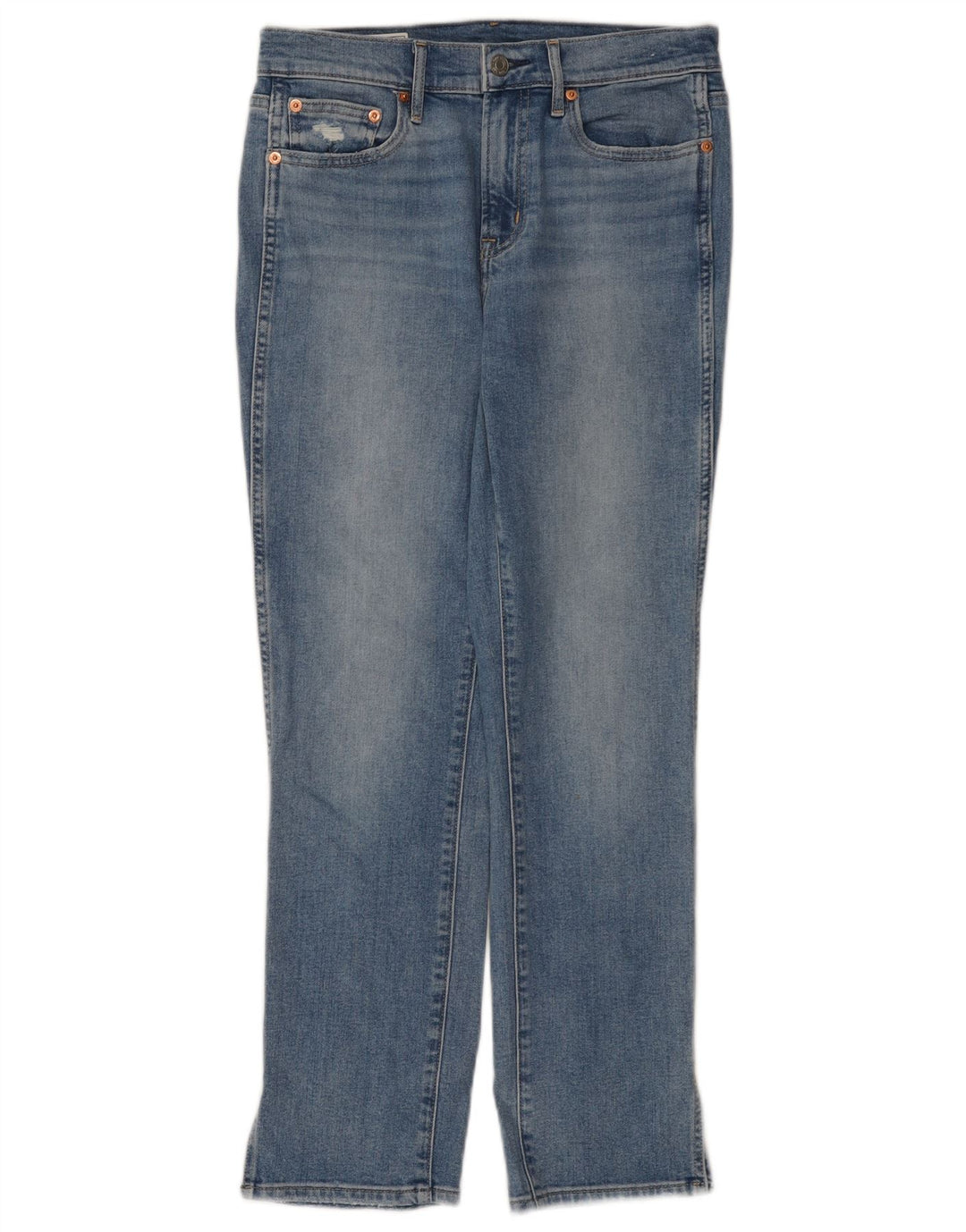 Gap Womens Mid Rise Slim Jeans W28 L27 Blue Cotton