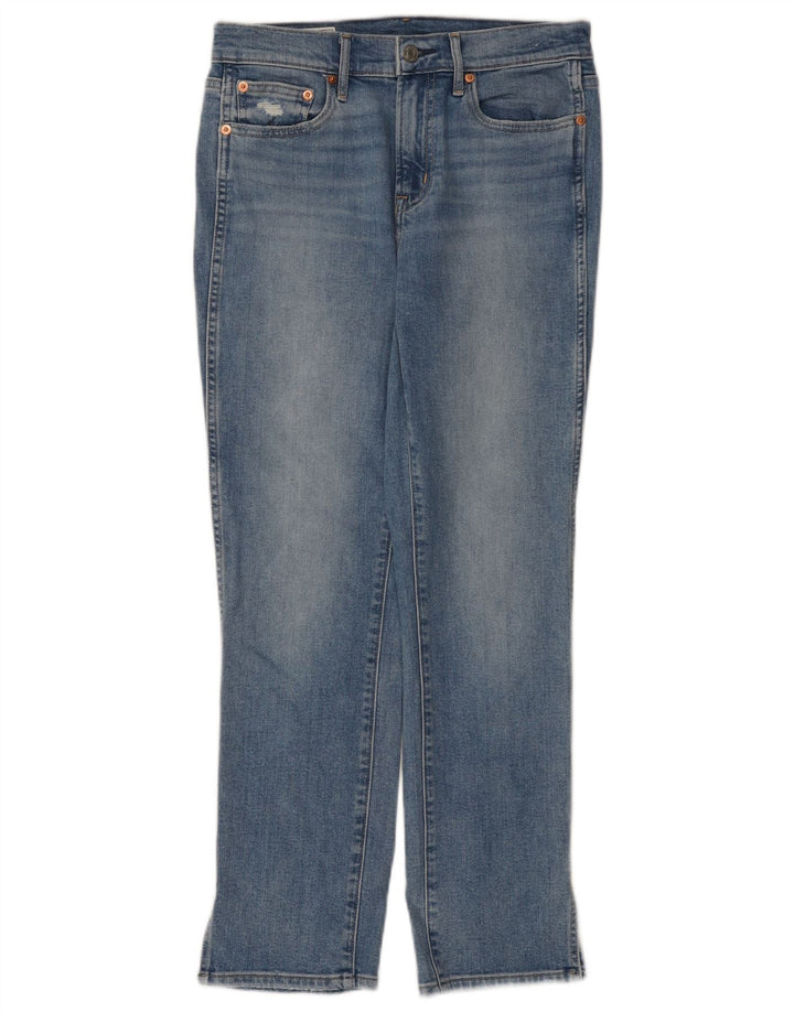 Gap Womens Mid Rise Slim Jeans W28 L27 Blue Cotton