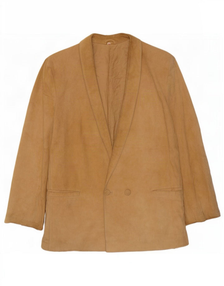 Vintage Γυναικείο Διπλό Σουέντ Μπουφάν IT 44 Medium Beige