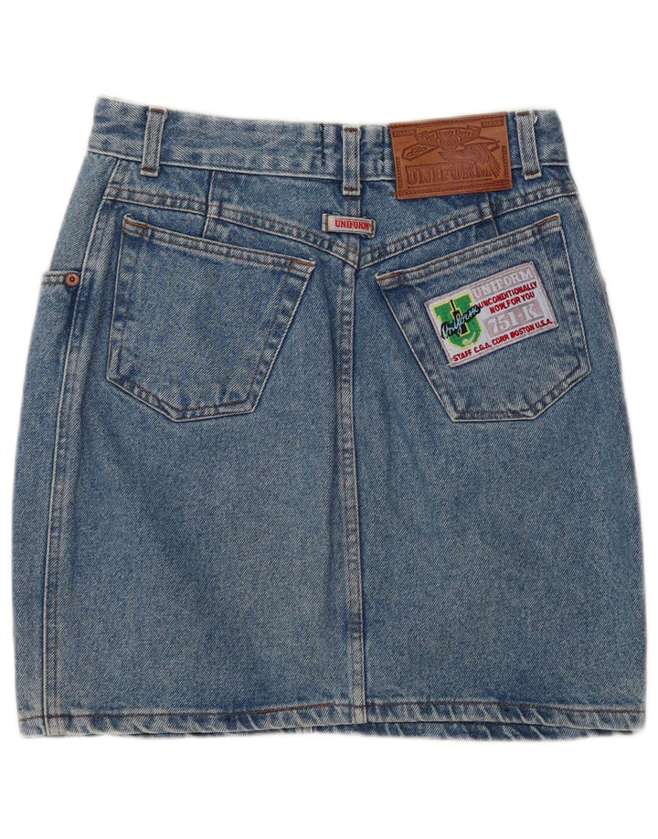 Uniform Damen Jeansrock W28 mittelblaue Baumwolle