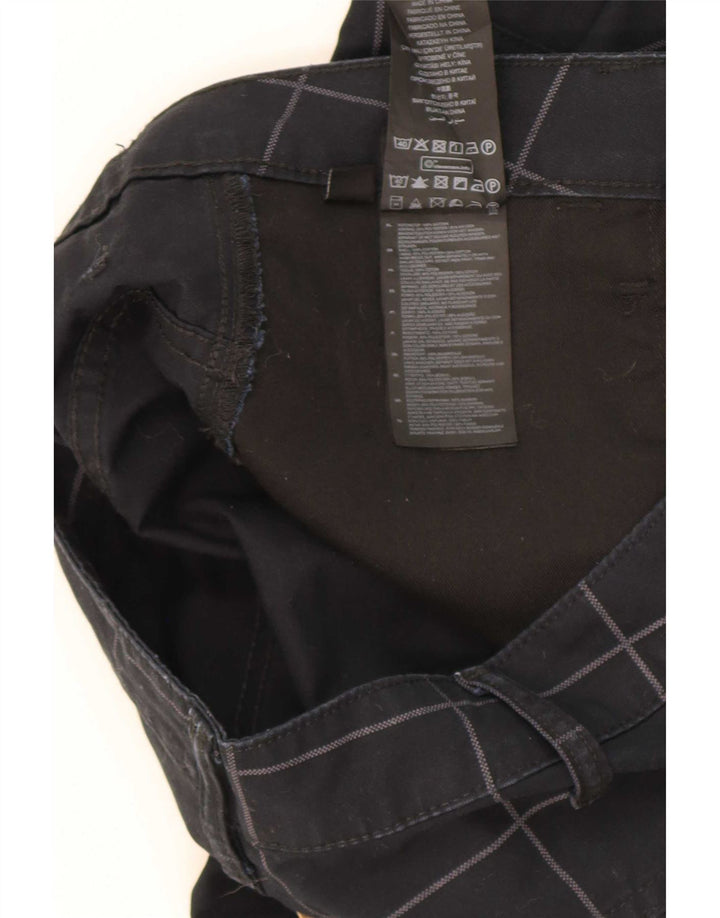 Bermuda da uomo G-Star W32 cotone medio a quadri neri