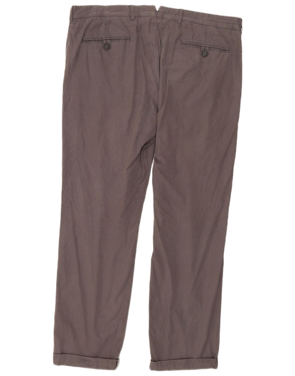 Pantaloni chino dritti da uomo Prada IT 54 2XL W36 L29 Cotone grigio