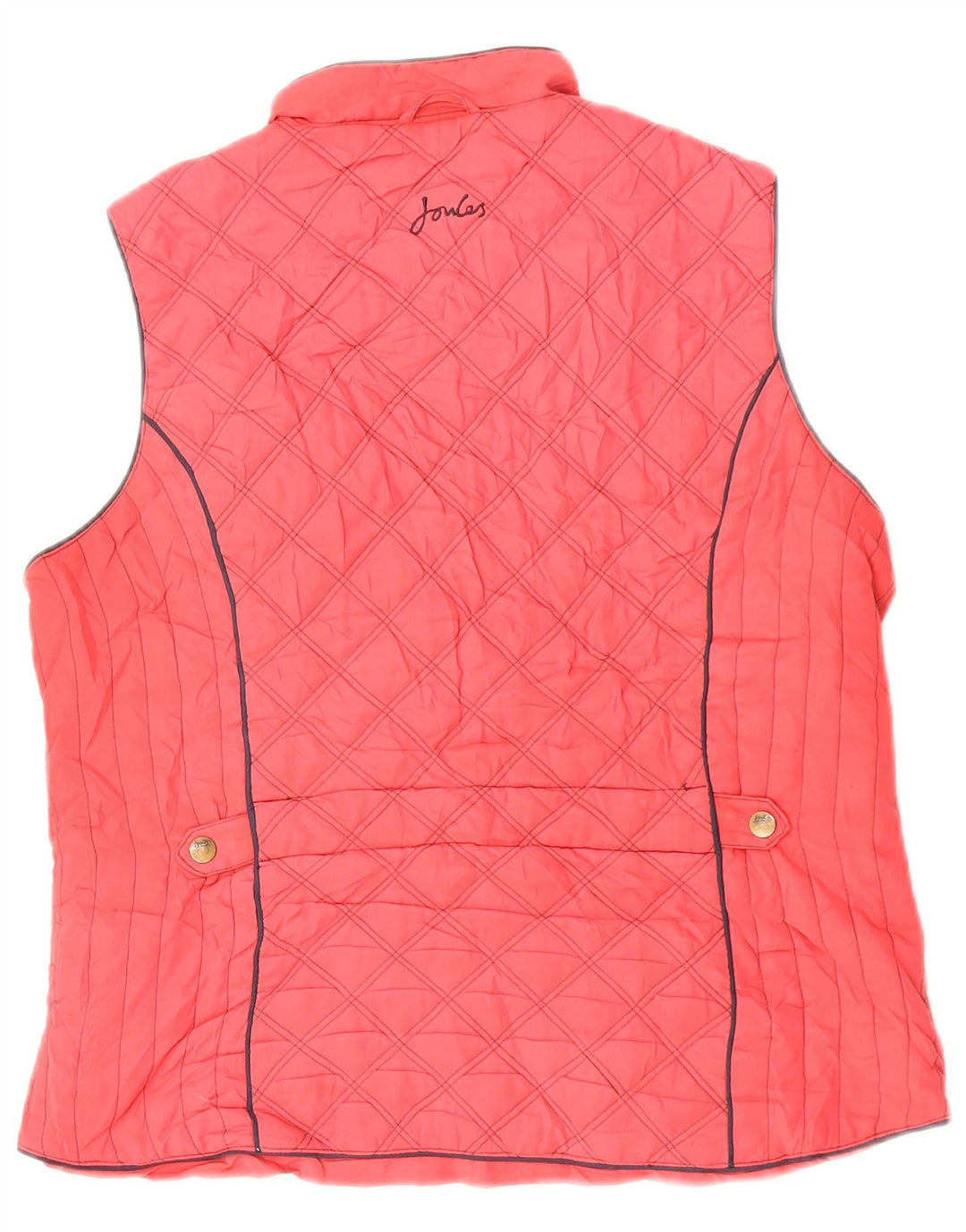 JOULES Damen Steppweste UK 16 Large Rot Polyester