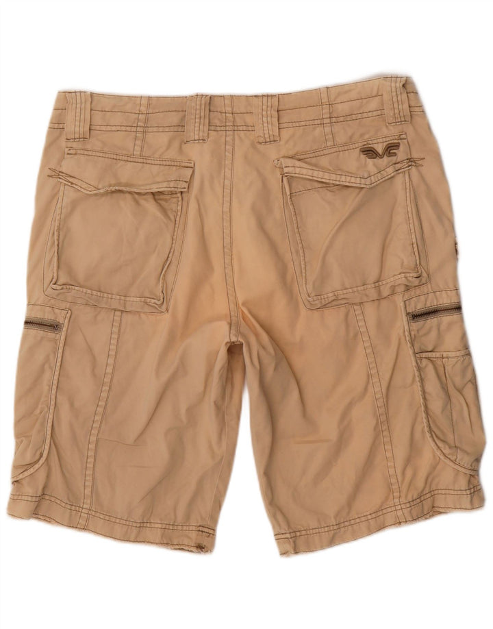French Connection Herre Cargo Shorts W38 XL Beige Bomuld