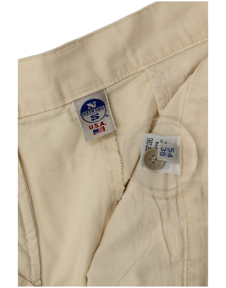 North Sails Herre Cargo Shorts IT 54 2XL W38 Off White Bomuld