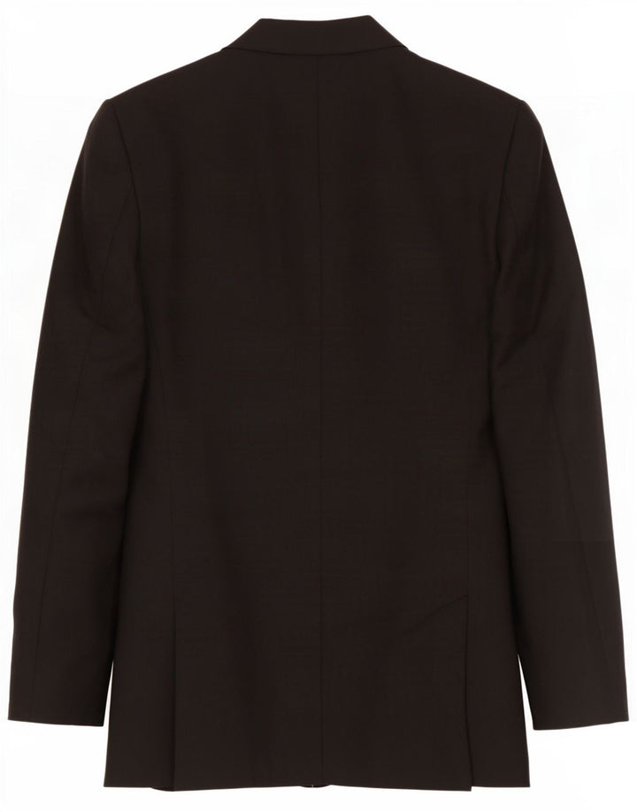 Jaqueta blazer de ajuste regular de 2 botões para meninos Marks & Spencer 15-16 anos preta