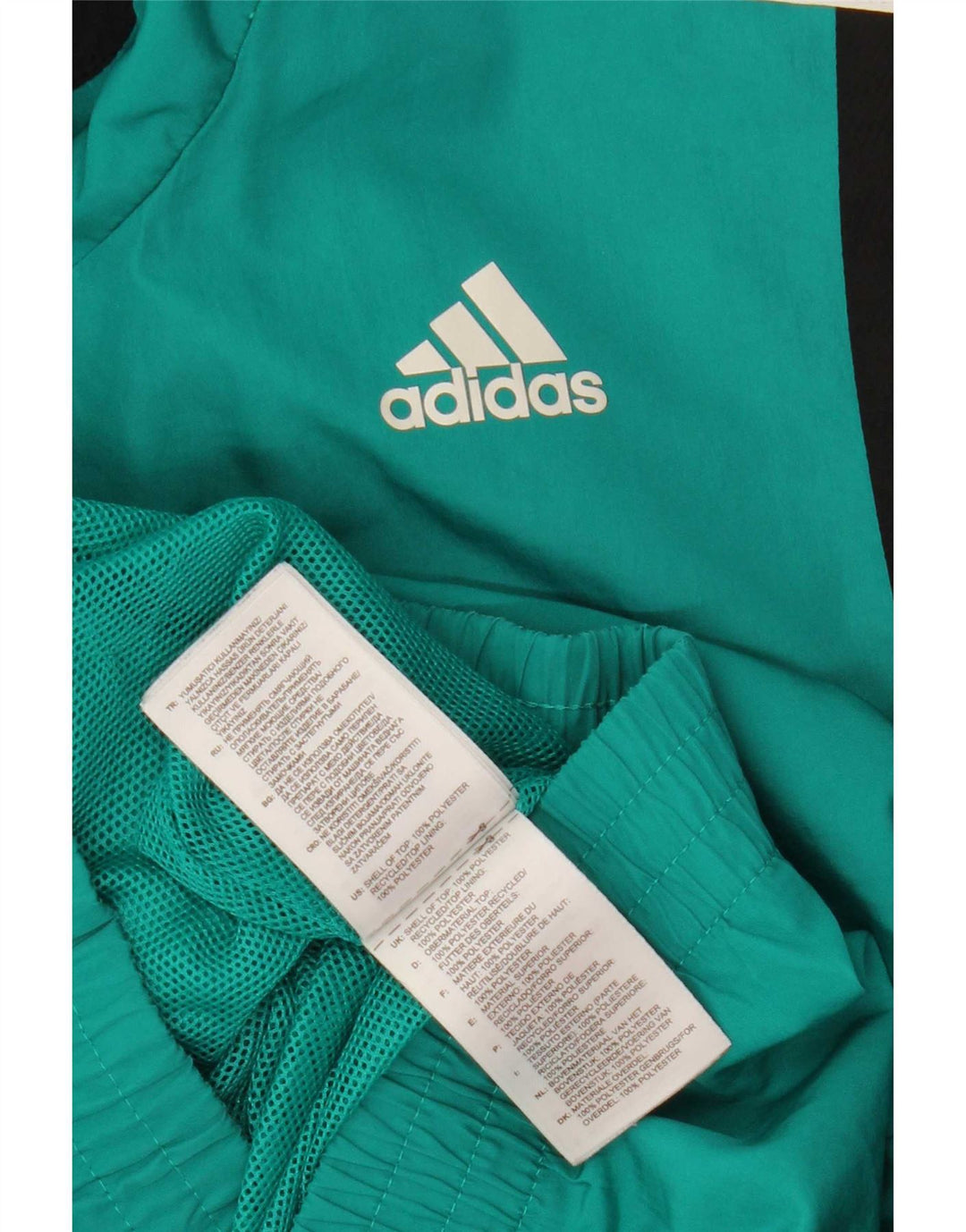 Adidas pentru bărbați Climalite Trening Top Jachetă mare turcoaz Colorblock