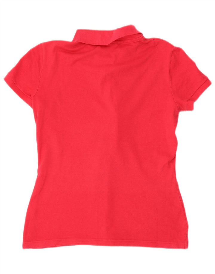 LACOSTE Damen Poloshirt Größe 40 Mittelrosa