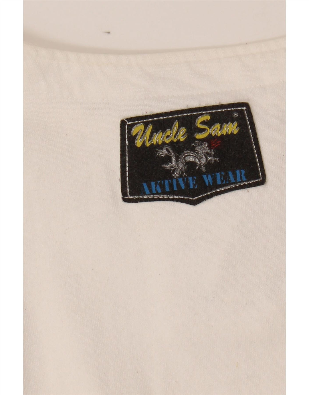UNCLE SAM Womens Long Sleeve Blouse Top UK 20 2XL White Vintage Uncle Sam and Second-Hand Uncle Sam from Messina Hembry 