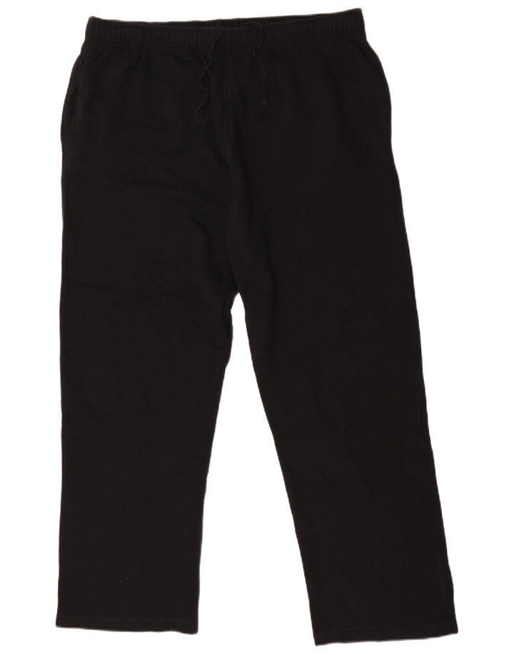 Marks & Spencer Mens Tracksuit Trousers 2XL  Black Cotton