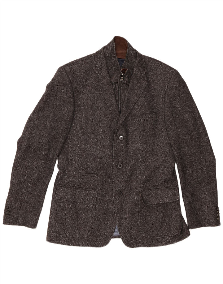 ROY ROBSON Herre 3-knaps blazerjakke UK 38 Medium Grey New Wool