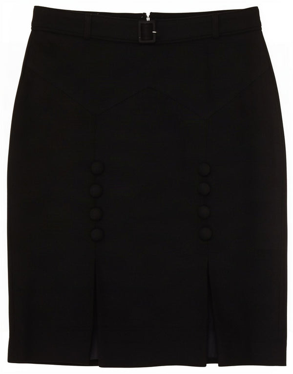 Guess Womens Pencil Skirt Medium W30 Black Polyester