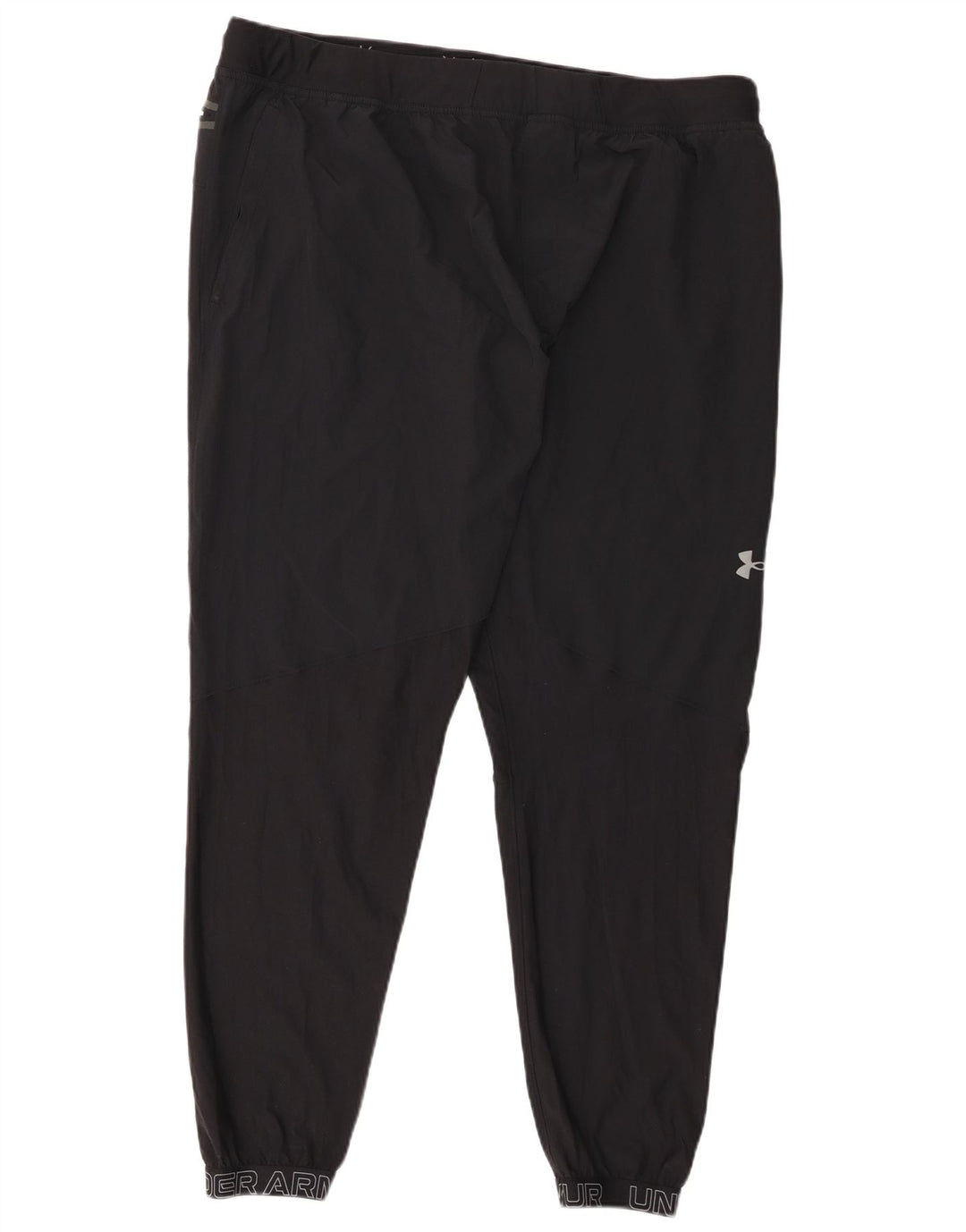 Under Armour Mens Graphic Tracksuit Trousers Joggers 2XL Black Polyester