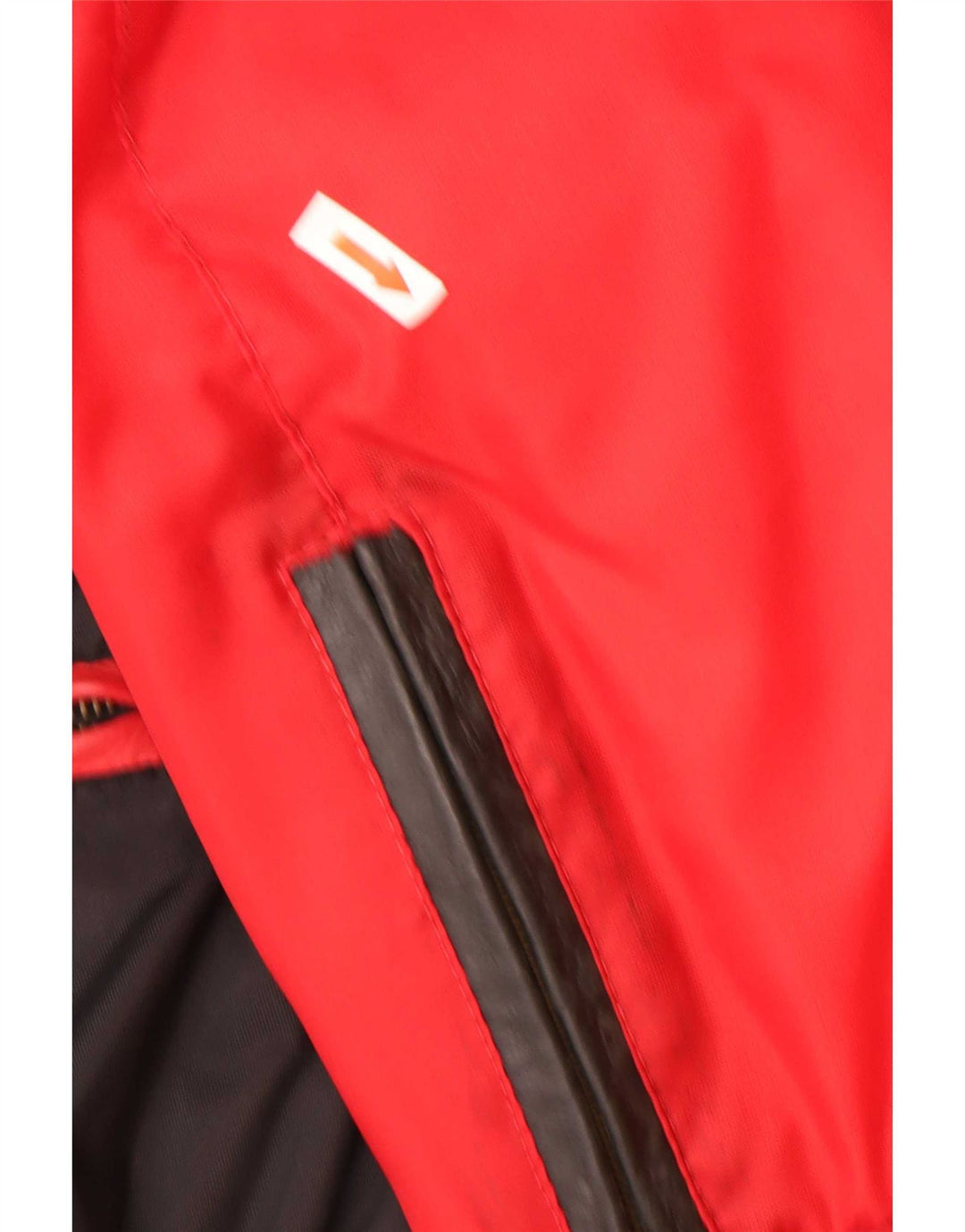 Vintage Mens Bomber Jacket UK 42 XL Red Colourblock Polyamide