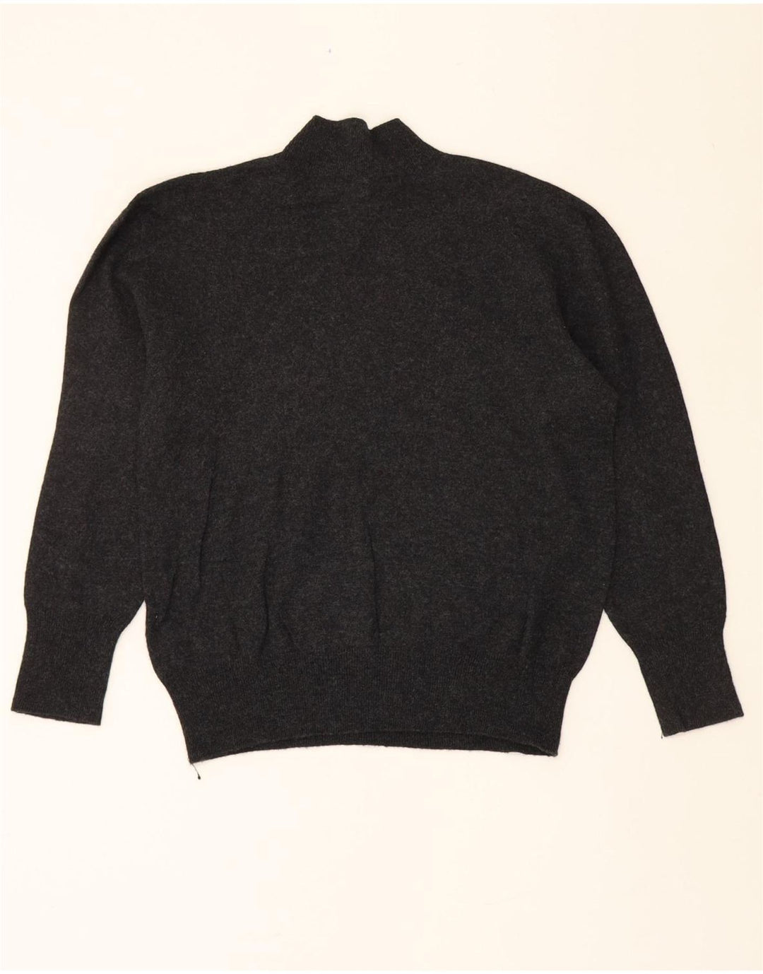 ZARA Womens Turtle Neck Jumper Sweater UK 12 Medium Grey Wool Vintage Zara and Second-Hand Zara from Messina Hembry 