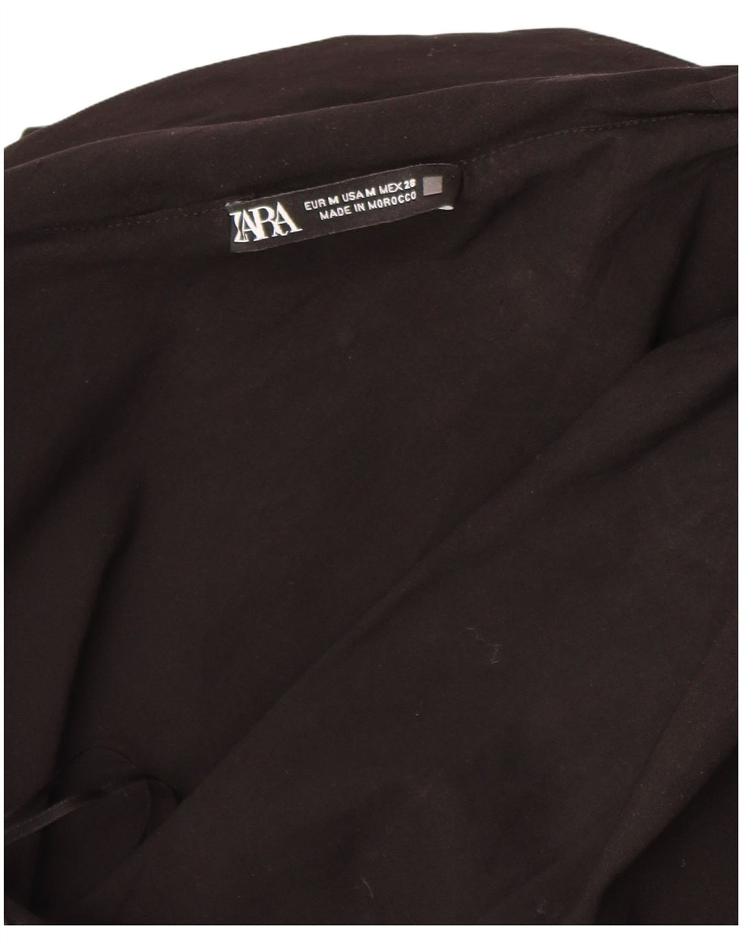 Top corto monospalla da donna Zara UK 12 medio nero