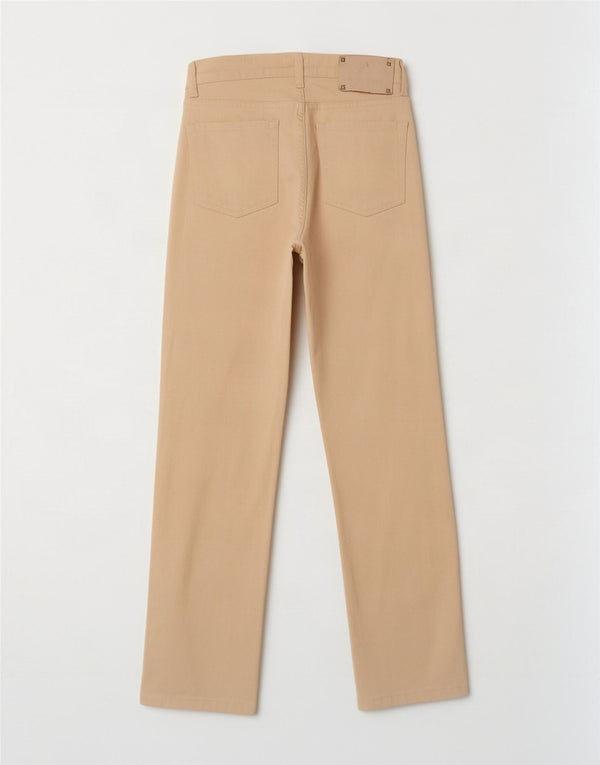 Женские узкие джинсы Zara EU 36 XS W26 L28, бежевый хлопок