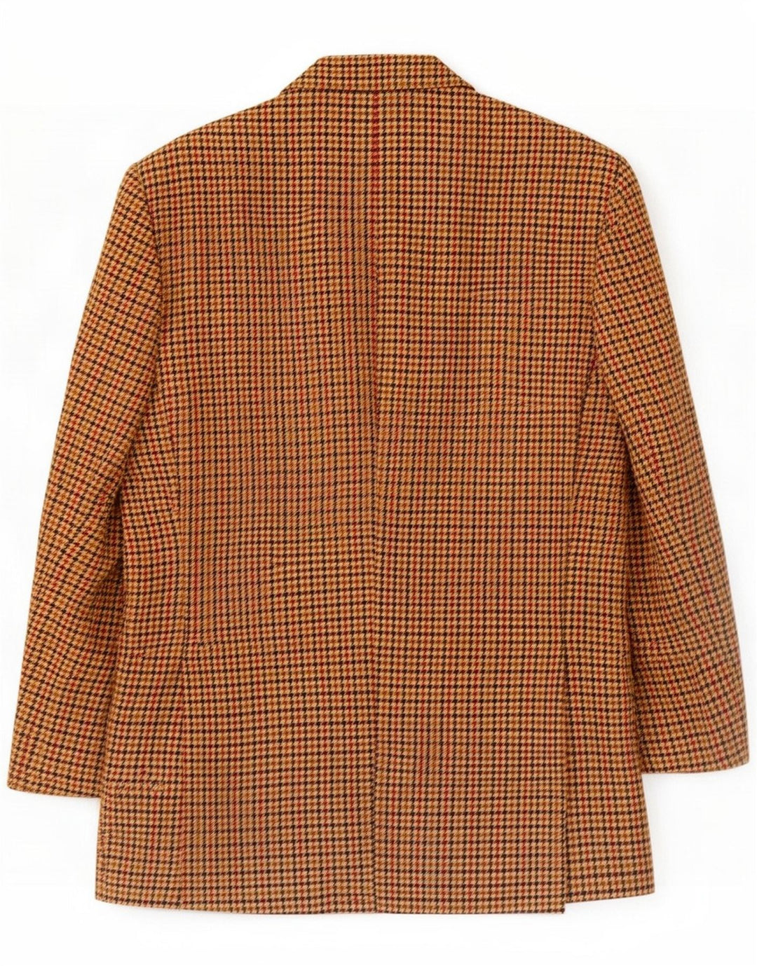 Giacca blazer da uomo Trussardi IT 50 Large in lana pied de poule marrone