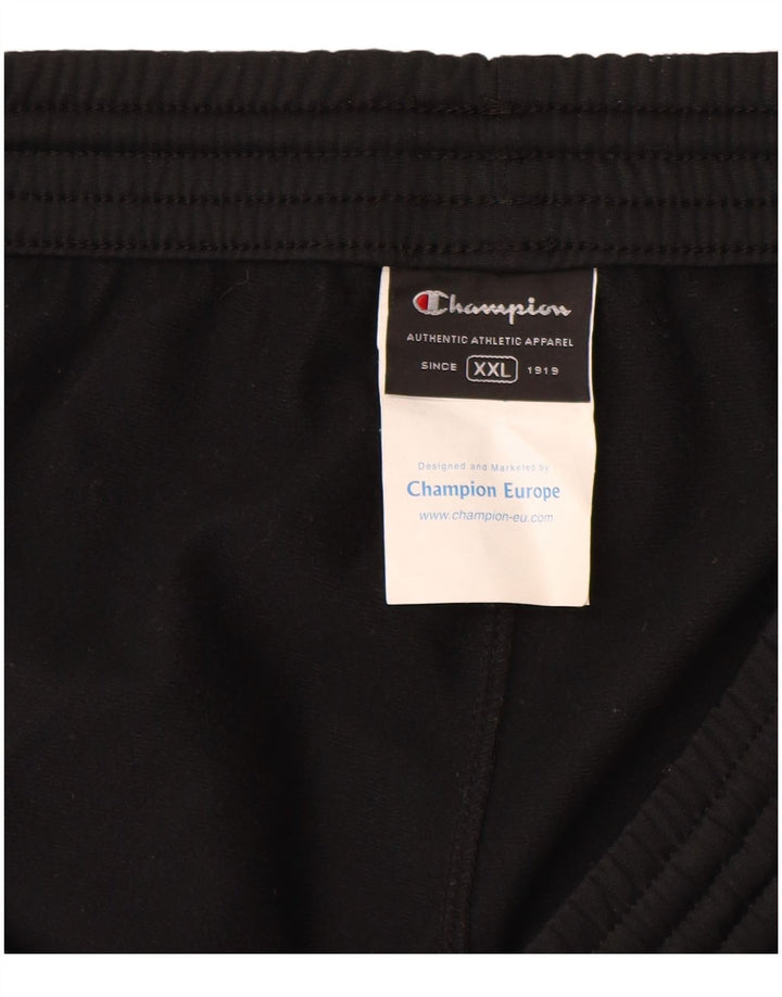 Champion Mens Tracksuit Trousers 2XL Black Polyester