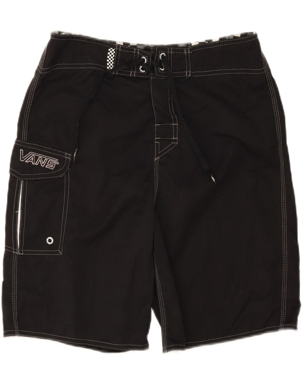Vans Mens Swimming Shorts Medium Black Polyester