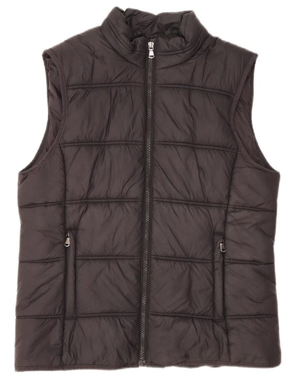 Crew Clothing Womens Padded Gilet UK 14 Large Black Nylon