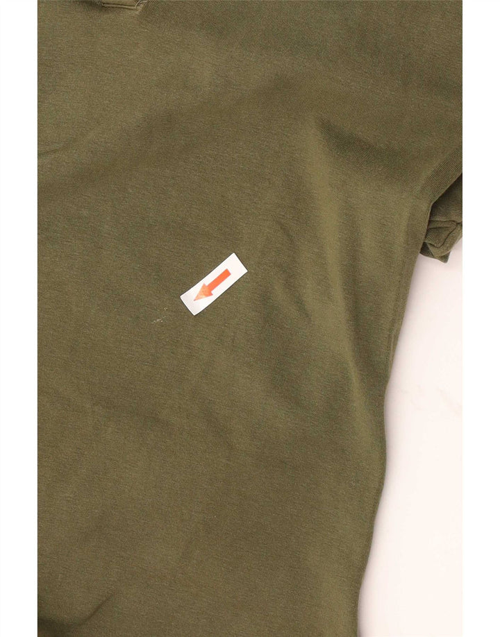 Lotto Womens Polo Shirt UK 14 Large Khaki