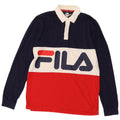 Polo da rugby grafica da uomo Fila, colore medio, multicolore