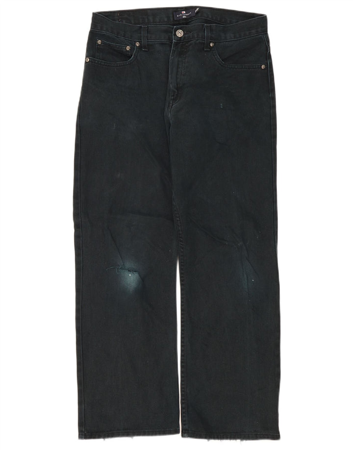 Marks & Spencer Mens Blue Harbour Straight Jeans W34 L29 Black Cotton