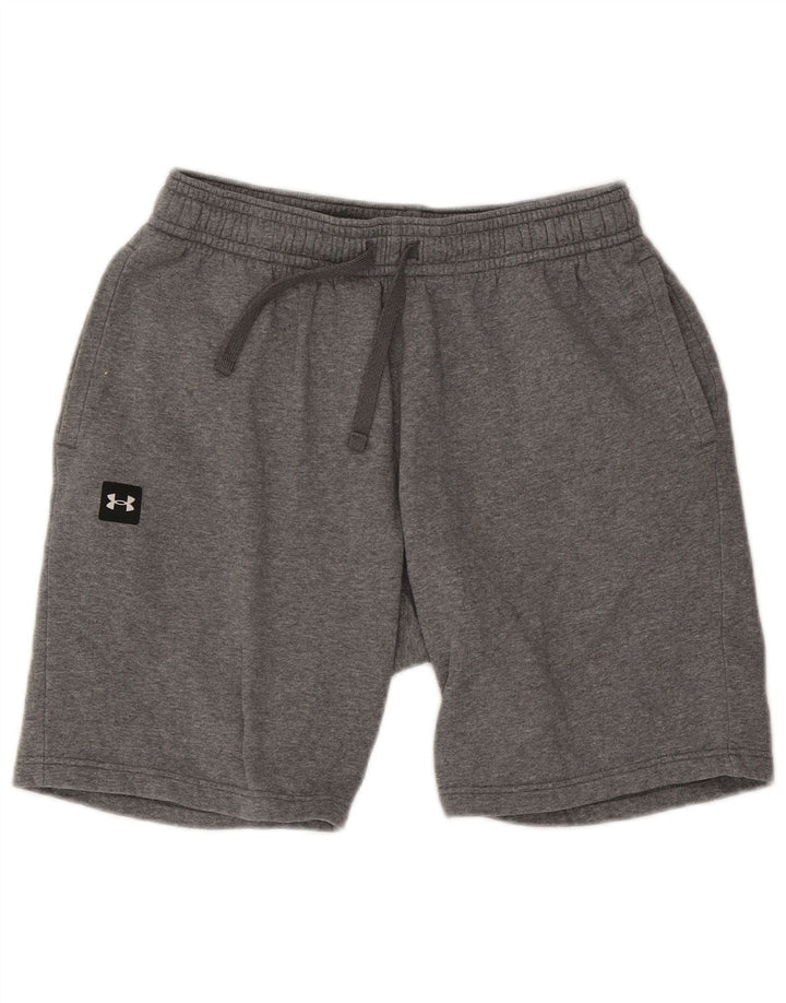 Under Armour Mens Sport Shorts Large Grey Cotton