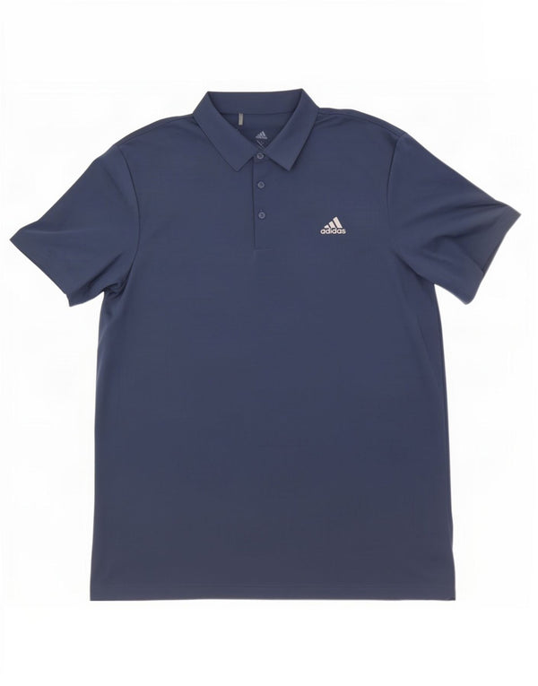 Ανδρικό πουκάμισο Adidas Polo XL Navy Blue Polyester