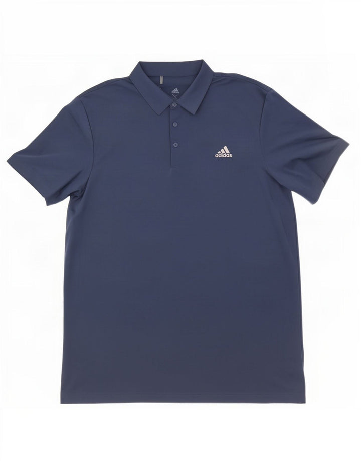 Adidas Polo Homme XL Bleu Marine Polyester