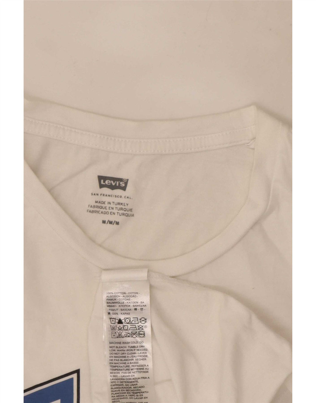Tricou grafic pentru bărbați Levi's Top Medium White Bumbac