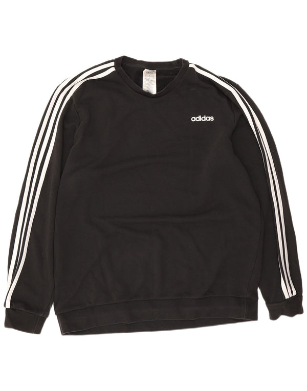 Adidas Herren Sweatshirt Pullover XL Schwarz Baumwolle