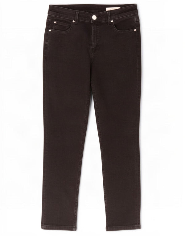 Marks & Spencer Jeans The Lily Crop Slim da donna UK 12 Meium W30 L25 Nero