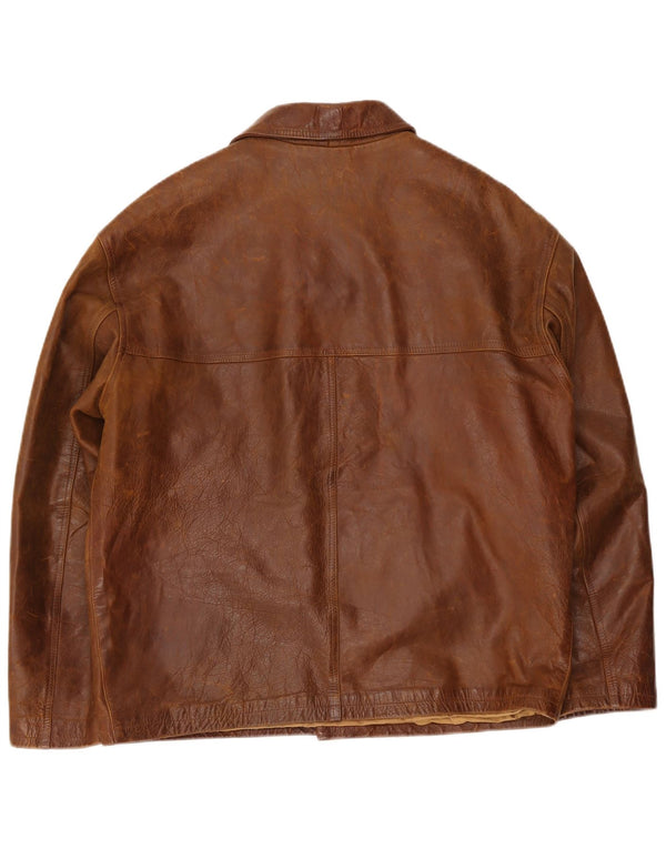 Bello Boys Herren Lederjacke UK 42 XL Braun