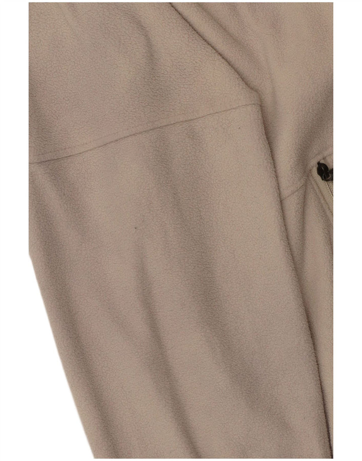 THE NORTH FACE Womens Oversized Fleece Jumper UK 16 Large White
