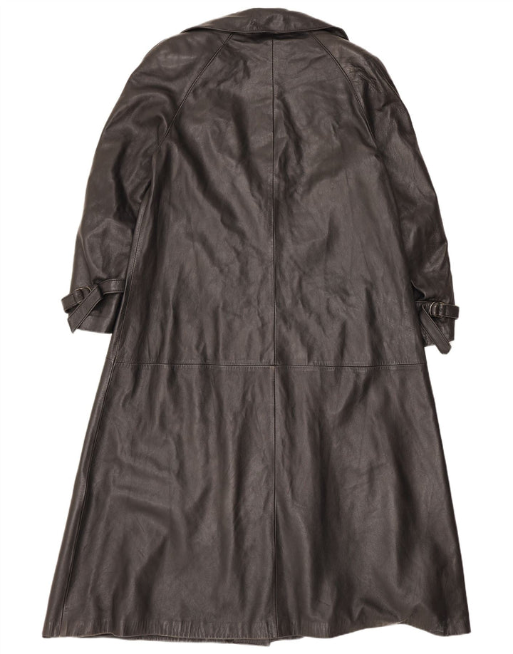 Palton din piele pentru femei Sacip IT 42 Medium Negru