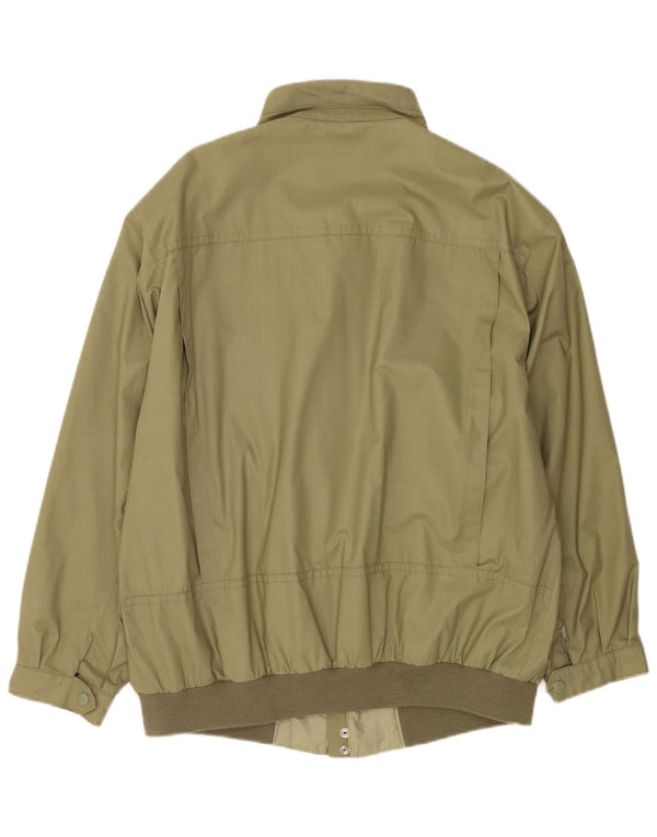 Vintage Bomberjakke til mænd IT 60 5XL Grøn Polyester