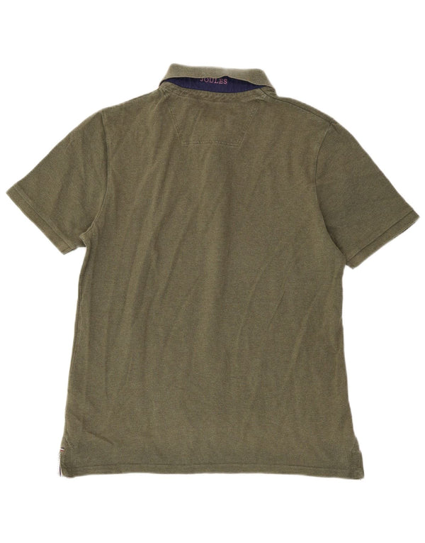 Joules Poloshirt med klassisk pasform til mænd Medium Khaki Bomuld