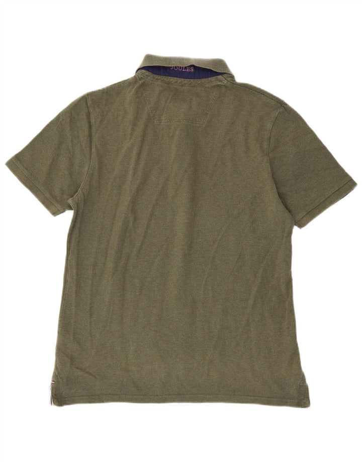 Joules Mens Classic Fit Polo Shirt Medium Khaki Cotton