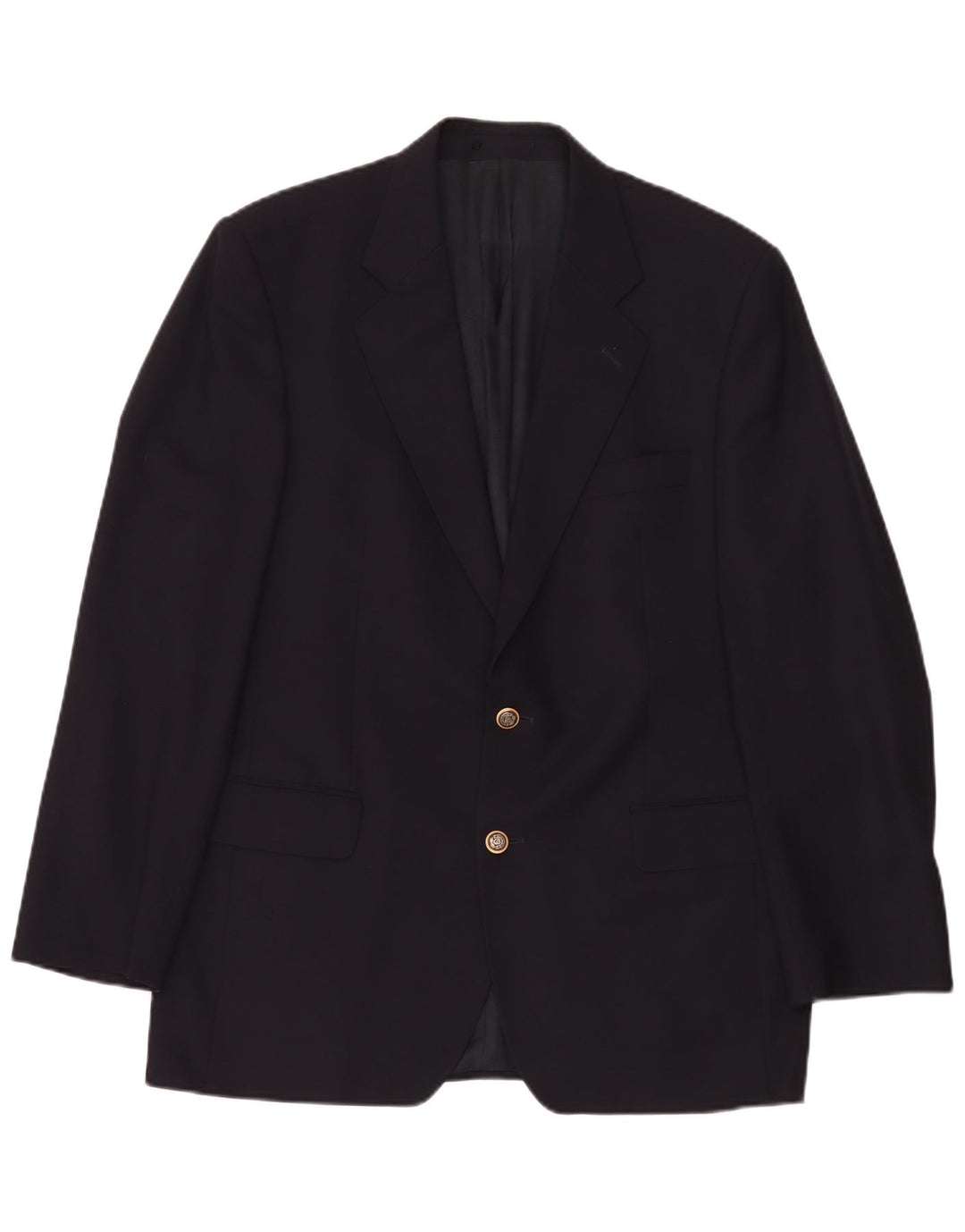 Magee Herre 2 Button Blazer Jacket UK 42 XL Navy Blue New Wool