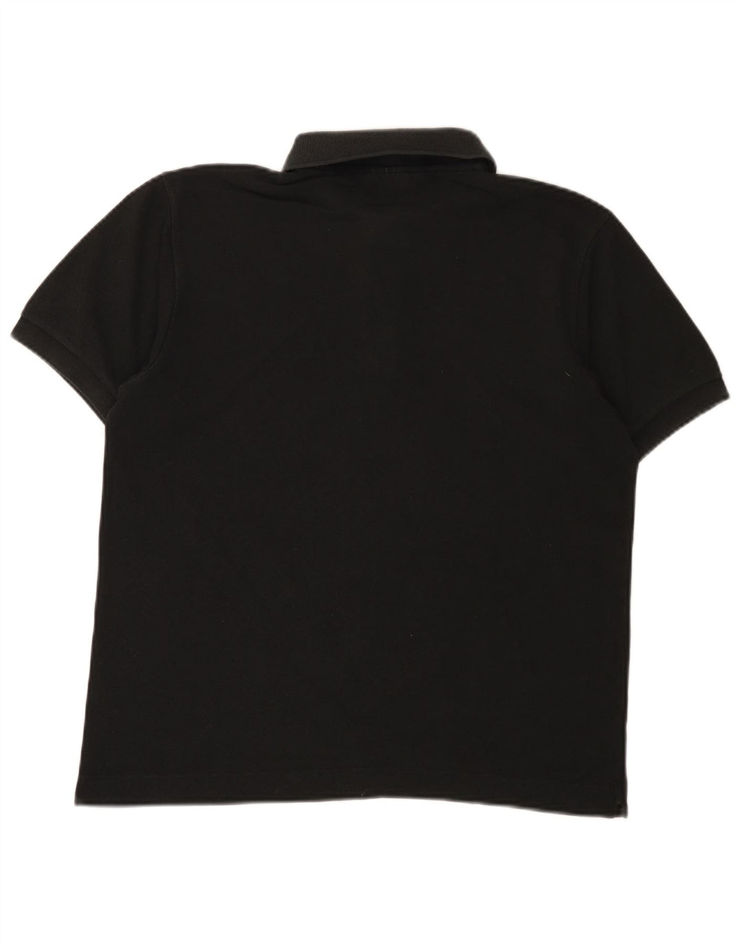 Polo Lacoste para hombre talla 4 mediano algodón negro