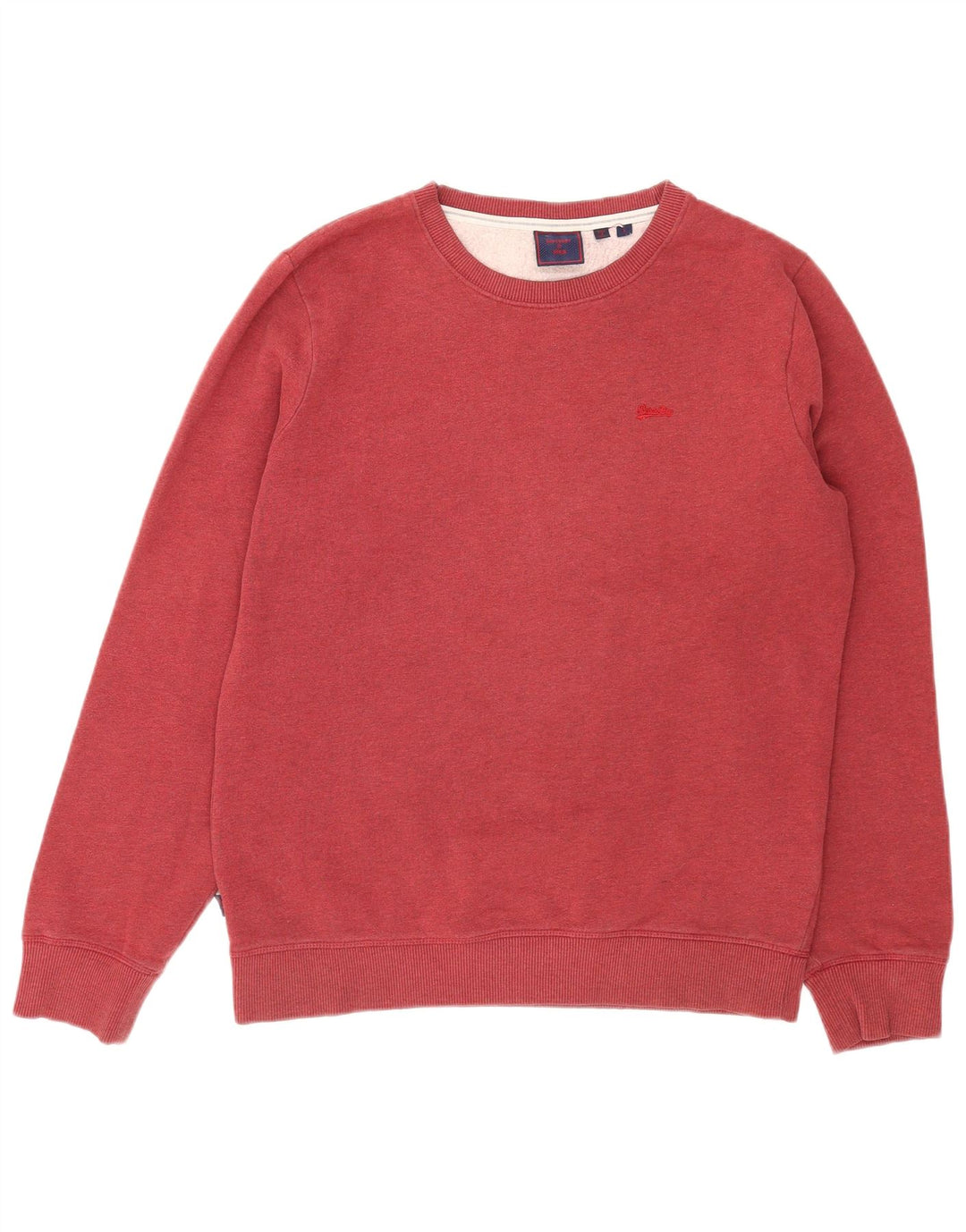 Superdry Mens Sweatshirt Jumper Large Red
