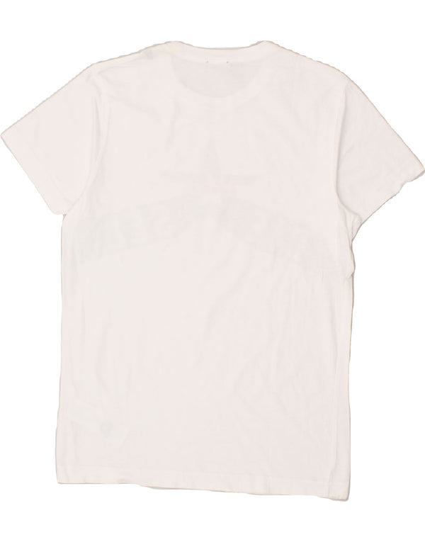 DIESEL T-shirt grafica per ragazzi 13-14 anni in cotone bianco
