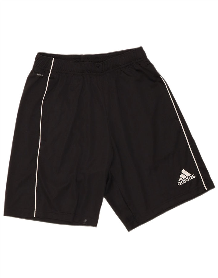 Мужские спортивные шорты Adidas Climalite, маленькие черные из полиэстера