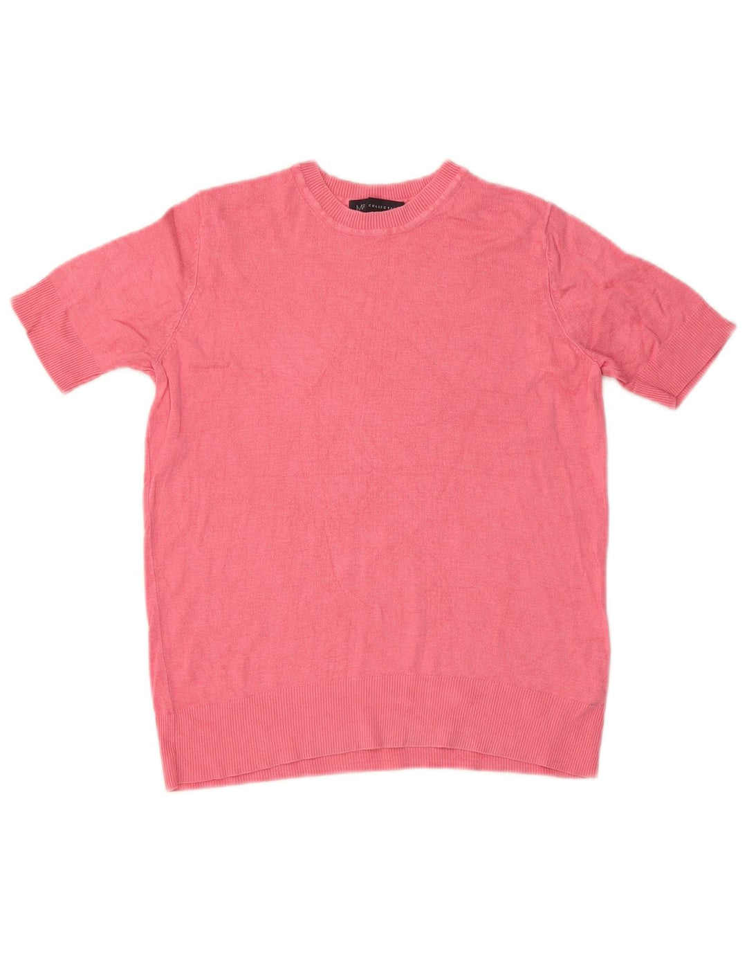 Marks & Spencer Womens Crew Neck Jumper Sweater UK 8 Small Pink